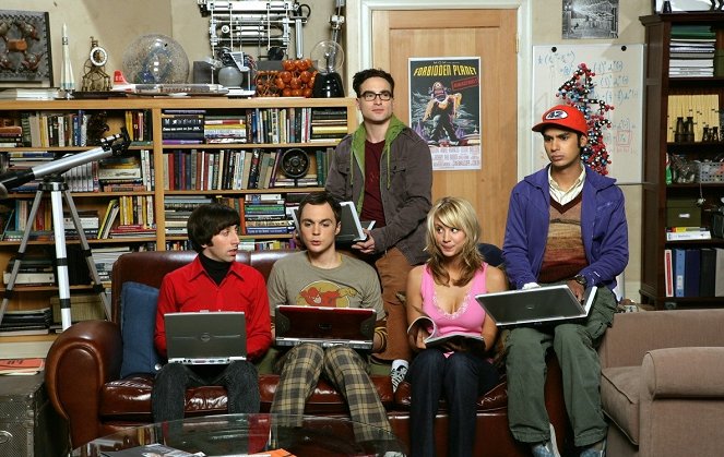 The Big Bang Theory - Werbefoto - Simon Helberg, Jim Parsons, Johnny Galecki, Kaley Cuoco, Kunal Nayyar