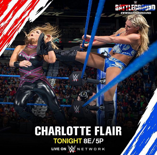 WWE Battleground - Werbefoto - Natalie Neidhart, Ashley Fliehr