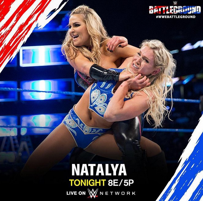 WWE Battleground - Werbefoto - Natalie Neidhart, Ashley Fliehr