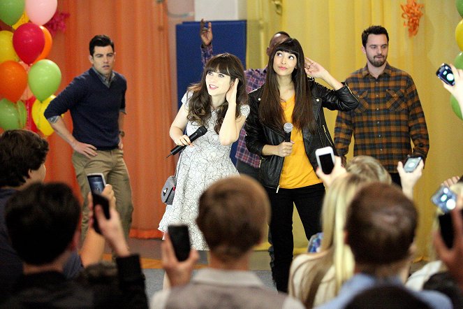 New Girl - L'amour dure toujours - Film - Max Greenfield, Zooey Deschanel, Hannah Simone, Jake Johnson