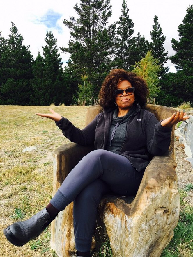 Uma Dobra no Tempo - De filmagens - Oprah Winfrey