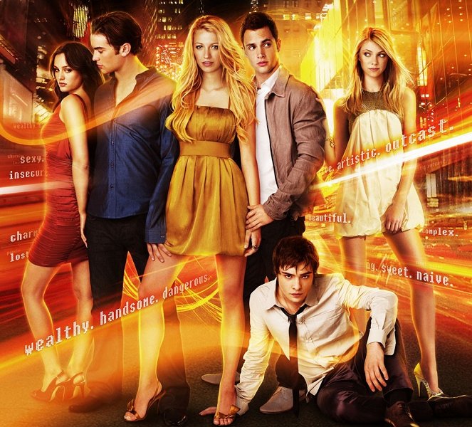 A pletykafészek - Promóció fotók - Leighton Meester, Chace Crawford, Blake Lively, Penn Badgley, Ed Westwick, Taylor Momsen