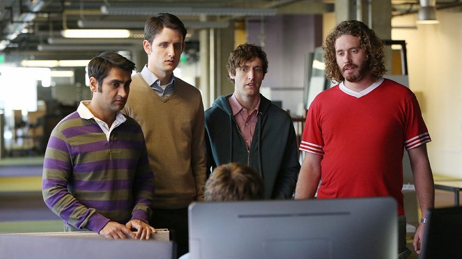 Silicon Valley - Insourcing - Filmfotos - Kumail Nanjiani, Zach Woods, Thomas Middleditch, T.J. Miller