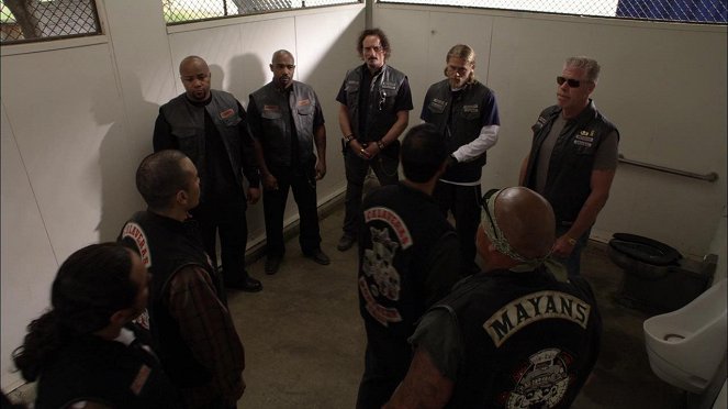 Sons of Anarchy - Fora da lei - Do filme - Michael Beach, Kim Coates, Charlie Hunnam, Ron Perlman