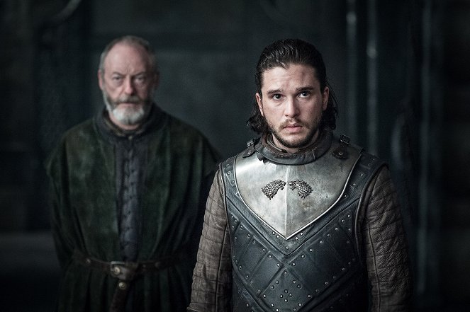 Game of Thrones - The Queen's Justice - Van film - Liam Cunningham, Kit Harington