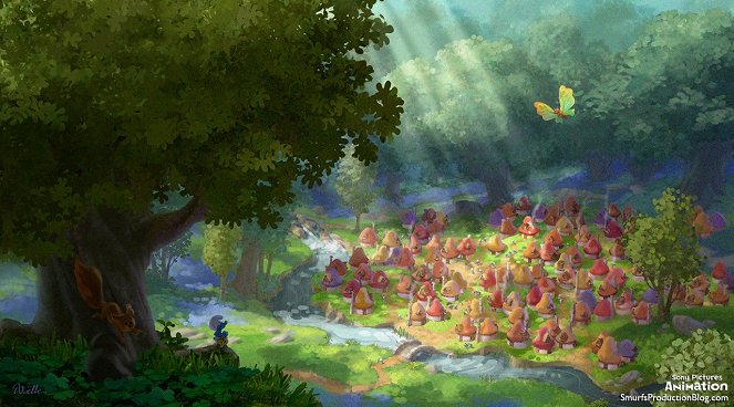 Les Schtroumpfs et le village perdu - Concept Art