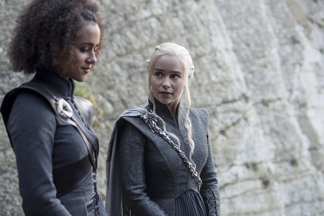Game of Thrones - Os Despojos da Guerra - Do filme - Nathalie Emmanuel, Emilia Clarke