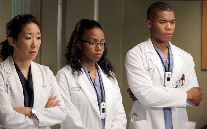 Grey's Anatomy - Season 9 - I Was Made for Lovin' You - Photos - Sandra Oh, Jerrika Hinton, Gaius Charles