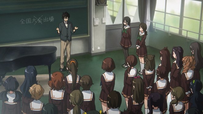 Gekidžóban Hibike! Euphonium: Kitaudži kókó suisógakubu e jókoso - Z filmu