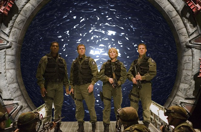 Stargate SG-1 - Ripple Effect - Kuvat elokuvasta - Christopher Judge, Michael Shanks, Amanda Tapping, Ben Browder