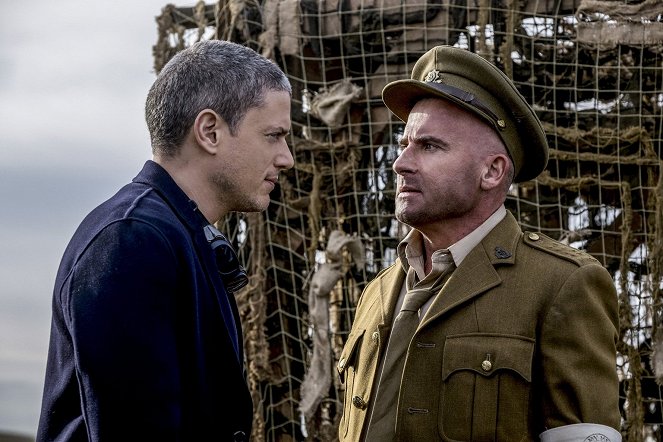 Legends of Tomorrow - Fellowship of the Spear - Van film - Wentworth Miller, Dominic Purcell