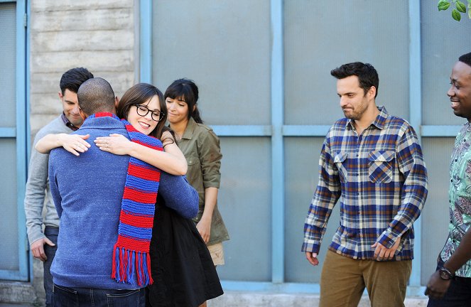 New Girl - Bye bye Coach - Film - Max Greenfield, Zooey Deschanel, Hannah Simone, Jake Johnson