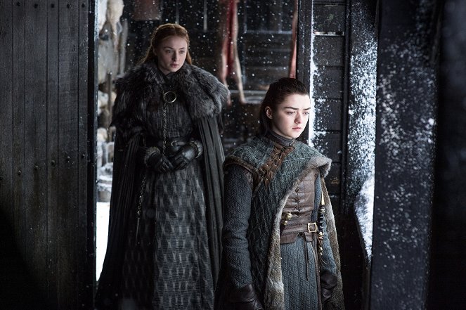 Game of Thrones - Season 7 - Van film - Sophie Turner, Maisie Williams