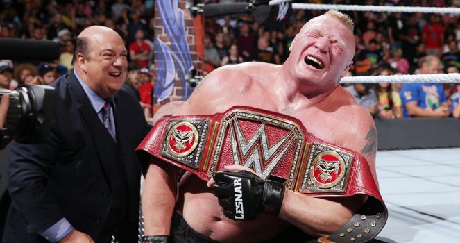 WWE SummerSlam - Photos - Paul Heyman, Brock Lesnar