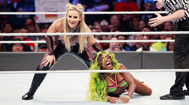 WWE SummerSlam - Photos - Natalie Neidhart, Trinity Fatu