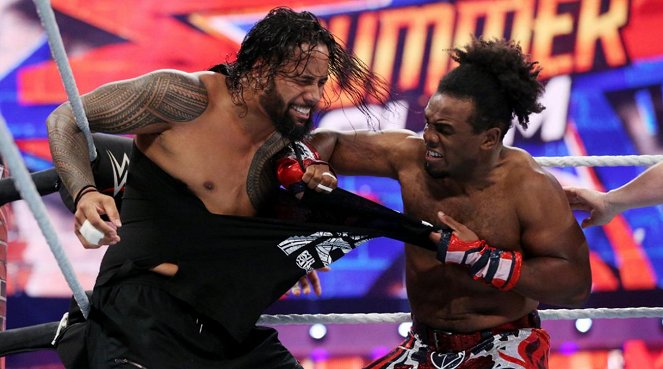 WWE SummerSlam - Photos - Jonathan Solofa Fatu, Austin Watson