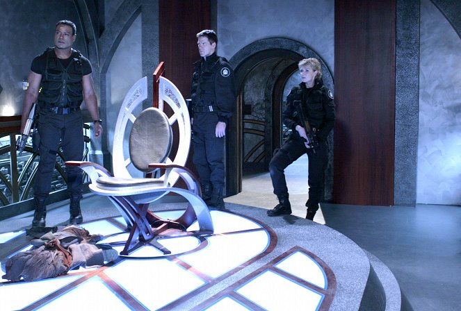 Stargate Kommando SG-1 - Season 10 - Adrias Macht - Filmfotos - Christopher Judge, Ben Browder, Amanda Tapping