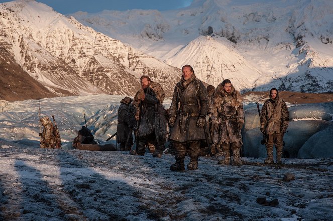 Game Of Thrones - Jenseits der Mauer - Filmfotos - Kristofer Hivju, Iain Glen, Kit Harington, Joe Dempsie