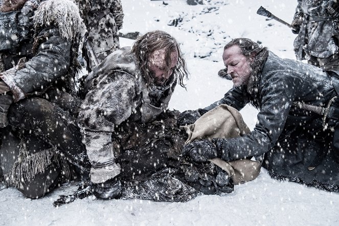 Game of Thrones - Season 7 - Beyond the Wall - Van film - Rory McCann, Iain Glen