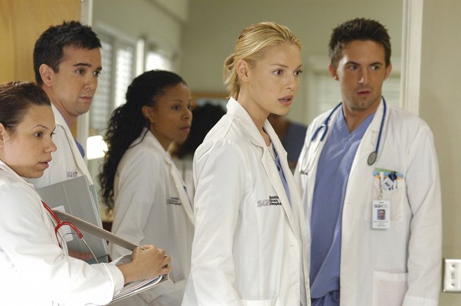 Grey's Anatomy - Season 4 - Let the Truth Sting - Photos - Gloria Garayua, Tymberlee Hill, Katherine Heigl, Richard Keith