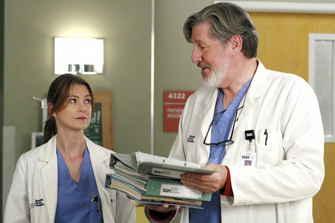 Grey's Anatomy - Season 4 - The Heart of the Matter - Photos - Ellen Pompeo, Edward Herrmann