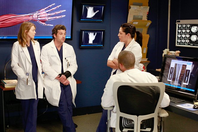 Grey's Anatomy - Season 9 - Run, Baby, Run - Photos - Ellen Pompeo, Patrick Dempsey, Sara Ramirez