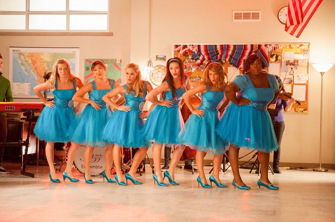 Glee - Wieczorek taneczny - Z filmu - Heather Morris, Jenna Ushkowitz, Becca Tobin, Melissa Benoist, Vanessa Lengies, Alex Newell