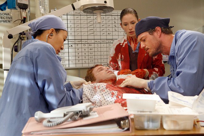Grey's Anatomy - Crash Into Me: Part 2 - Van film - Sandra Oh, Seth Green, Chyler Leigh, Eric Dane