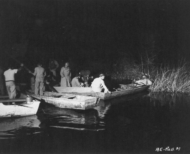 Muerte en los pantanos - Del rodaje