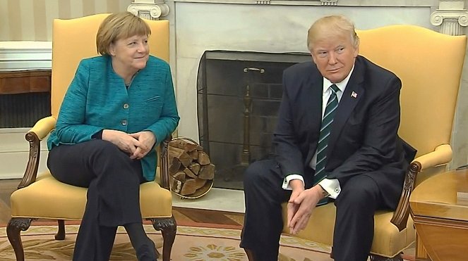 Wahl 2017: Das Duell - Merkel gegen Schulz - Filmfotók - Angela Merkel, Donald Trump