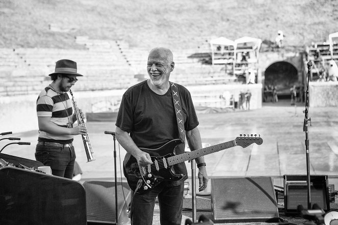 David Gilmour: Live at Pompeii - Del rodaje - David Gilmour