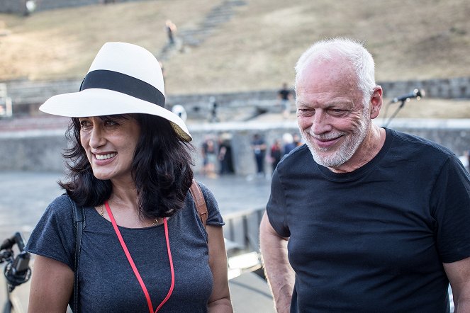 David Gilmour Live at Pompeii - Forgatási fotók - David Gilmour