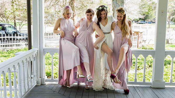 Girls - Season 5 - Die Hochzeit - Filmfotos - Zosia Mamet, Lena Dunham, Allison Williams, Jemima Kirke