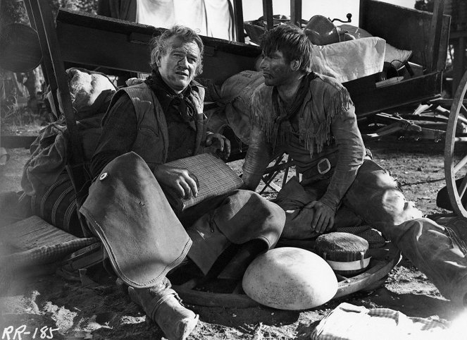 Vörös folyó - Filmfotók - John Wayne, Montgomery Clift