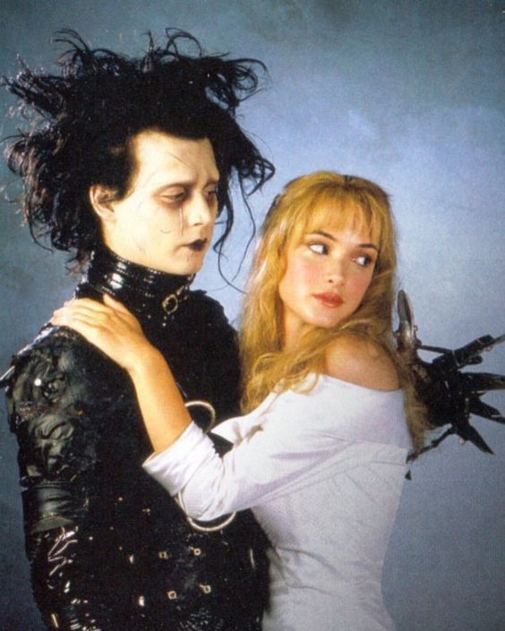 Edward mit den Scherenhänden - Werbefoto - Johnny Depp, Winona Ryder