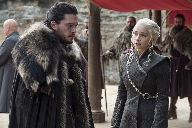 Game of Thrones - O Dragão e o Lobo - Do filme - Kit Harington, Emilia Clarke