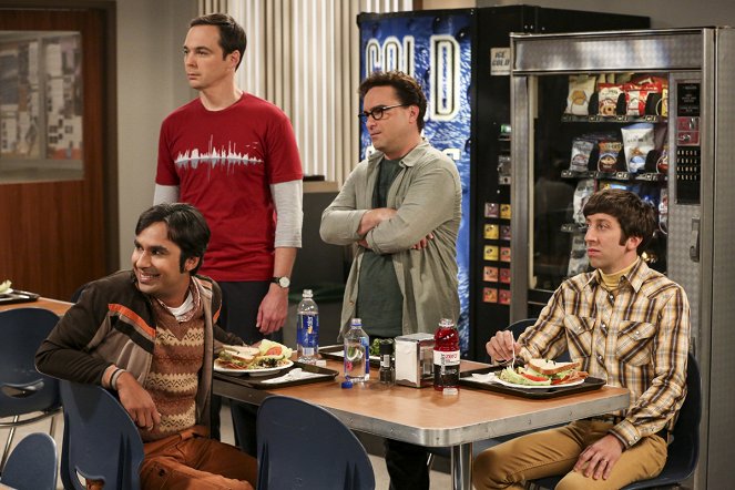 The Big Bang Theory - Season 11 - Das Doktor-Ramona-Dankeschön - Filmfotos - Kunal Nayyar, Jim Parsons, Johnny Galecki, Simon Helberg