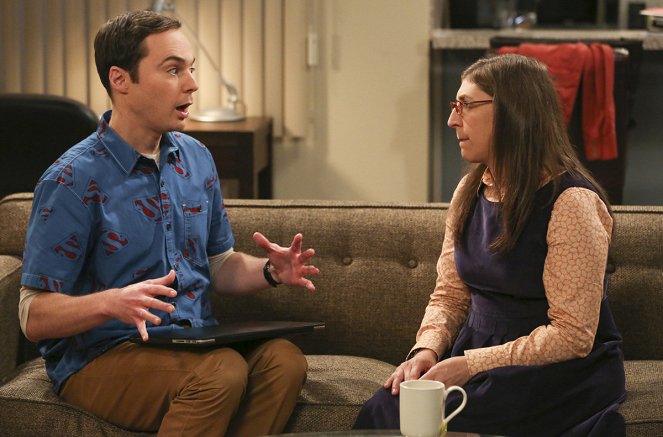 The Big Bang Theory - Season 11 - Das Doktor-Ramona-Dankeschön - Filmfotos - Jim Parsons, Mayim Bialik