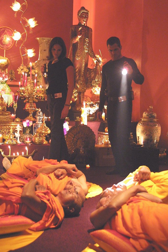 CSI: A helyszínelők - A bűnös szerzetes - Filmfotók - Jorja Fox, George Eads