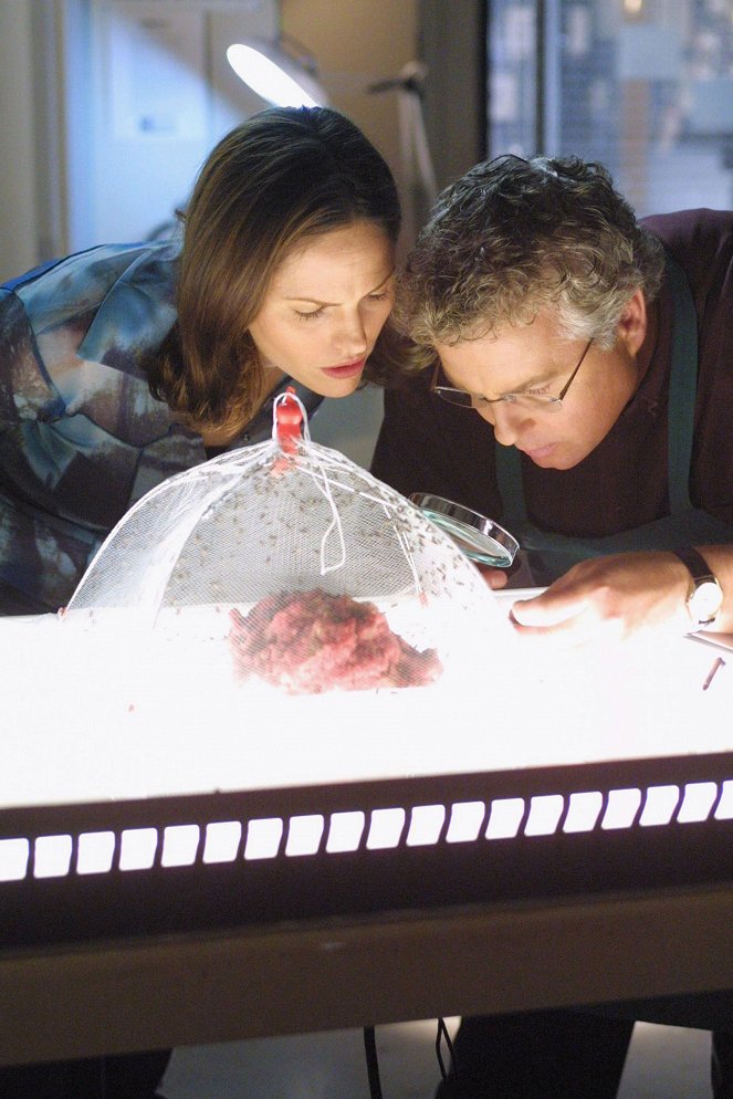 CSI: Crime Scene Investigation - Season 2 - Burden of Proof - Photos - Jorja Fox, William Petersen