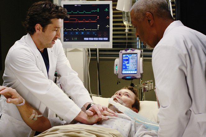 Grey's Anatomy - Before and After - Photos - Patrick Dempsey, Grant Show, James Pickens Jr.