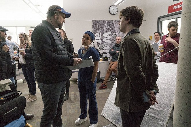 Good Doctor - Tournage - Seth Gordon, Antonia Thomas, Freddie Highmore