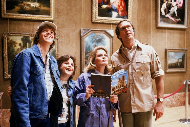 Las vacaciones europeas de una chiflada familia americana - De la película - Jason Lively, Dana Hill, Beverly D'Angelo, Chevy Chase