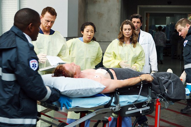 Grey's Anatomy - Wish You Were Here - Photos - Kevin McKidd, Sandra Oh, Ellen Pompeo, Patrick Dempsey