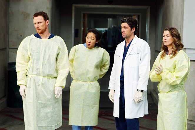 Grey's Anatomy - Wish You Were Here - Photos - Kevin McKidd, Sandra Oh, Patrick Dempsey, Ellen Pompeo