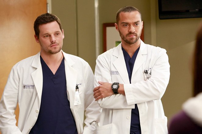 Grey's Anatomy - Season 9 - The Face of Change - Photos - Justin Chambers, Jesse Williams
