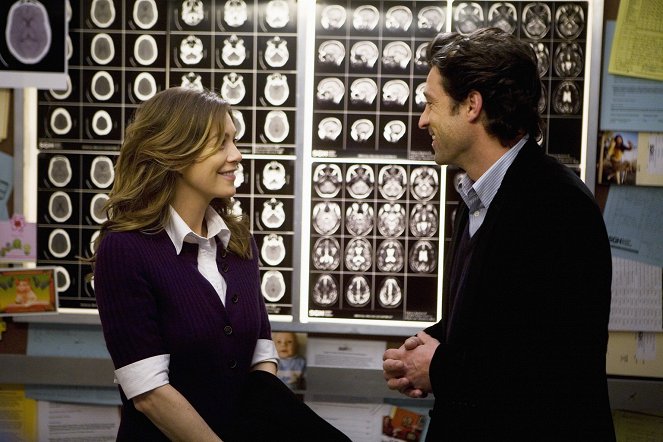 Grey's Anatomy - Season 5 - Elevator Love Letter - Photos - Ellen Pompeo, Patrick Dempsey