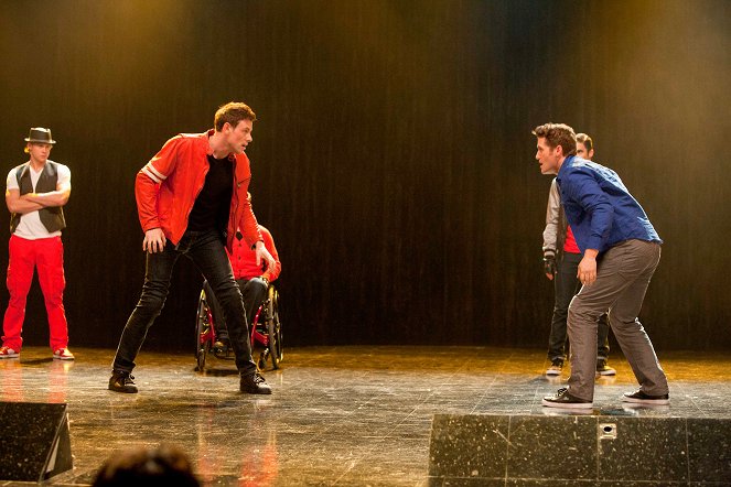 Glee - Enfrentamiento - De la película - Cory Monteith, Matthew Morrison
