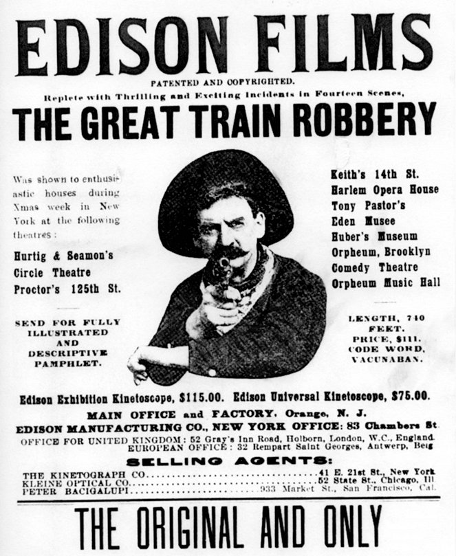 Dějiny Hollywoodu - Průkopníci kinematografie, 1889–1907 - Z filmu