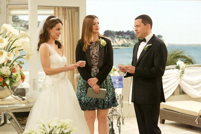 Two and a Half Men - Mit Waldi in die Zukunft - Filmfotos - Kimberly Williams-Paisley, Amber Tamblyn, Jon Cryer